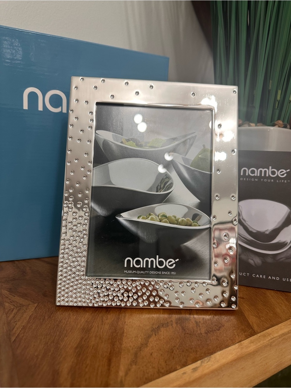 Nambe Dazzle Silver Plate Photo Frame 5x7 Elegance Luxury NEW IN BOX